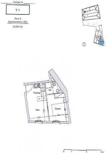 Apartamento T1 Venda em Cedofeita, Santo Ildefonso, Sé, Miragaia, São Nicolau e Vitória,Porto