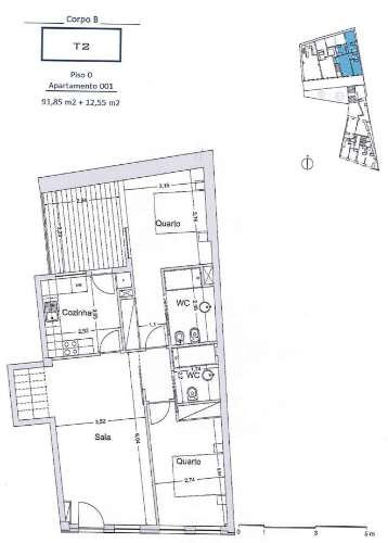 Apartamento T2 Venda em Cedofeita, Santo Ildefonso, Sé, Miragaia, São Nicolau e Vitória,Porto