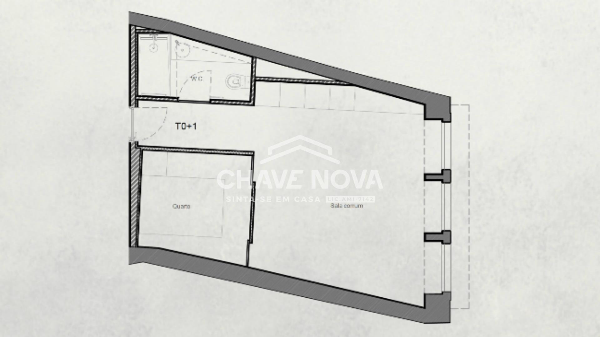 Apartamento T0+1 Venda em Cedofeita, Santo Ildefonso, Sé, Miragaia, São Nicolau e Vitória,Porto