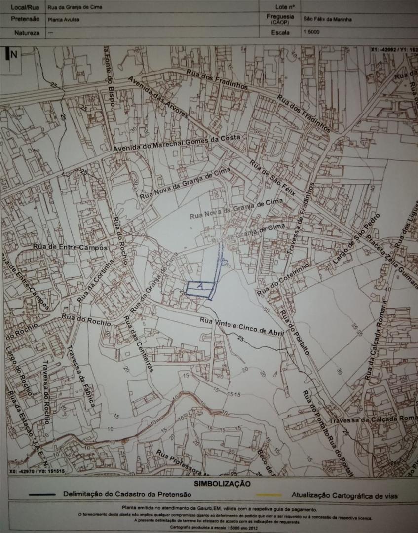 Lote de Terreno  Venda em São Félix da Marinha,Vila Nova de Gaia