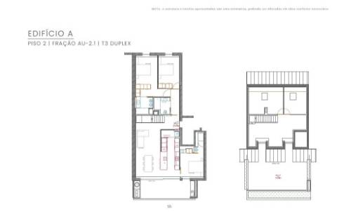 Apartamento T3 DUPLEX Venda em Apúlia e Fão,Esposende