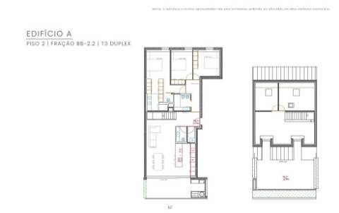 Apartamento T3 DUPLEX Venda em Apúlia e Fão,Esposende