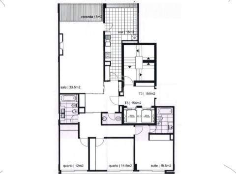 Apartamento T3 Venda em Matosinhos e Leça da Palmeira,Matosinhos