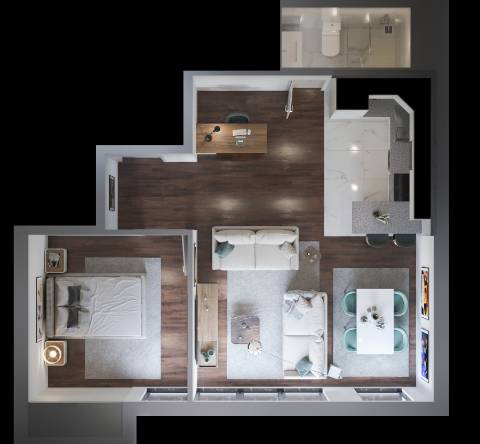 Apartamento T1 Venda em Matosinhos e Leça da Palmeira,Matosinhos