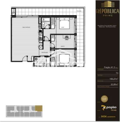 Apartamento T3 Venda em Mafamude e Vilar do Paraíso,Vila Nova de Gaia