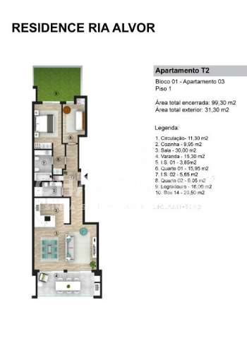 Apartamento T2 Venda em Alvor,Portimão