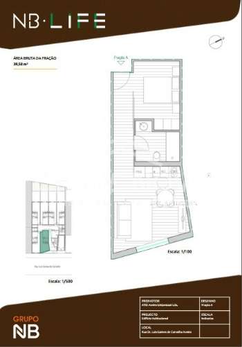 Apartamento T0 Venda em Glória e Vera Cruz,Aveiro