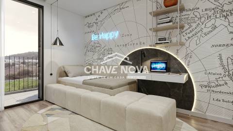 T1 em CONDOMINIO FECHADO -Jardins da Seara, V. N. Gaia